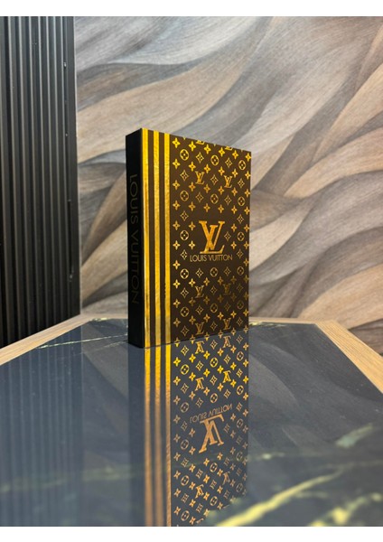Siyah Lv Yazılı Dekoratif Kitap Kutu fırsatları