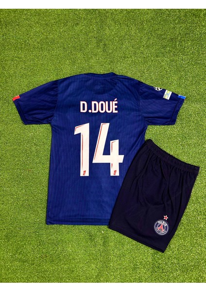Psg 2025/26 Yeni Sezon Desire Doué Iç Saha Çocuk Forması 2'li