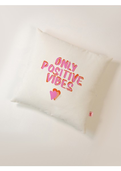 Only Positive Vibes Yastık Kılıfı 45X45 cm fiyatları