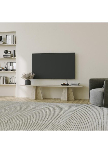 - Mushroom Tv Sehpası / Traverten Desen fiyatları