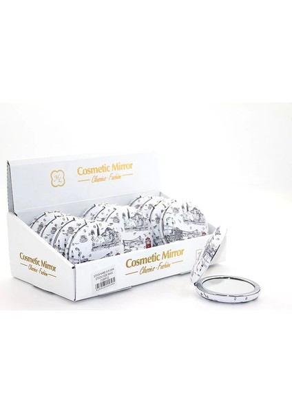 Taşlı Istanbul Tasarımı El Aynası Kalın ALK2494
