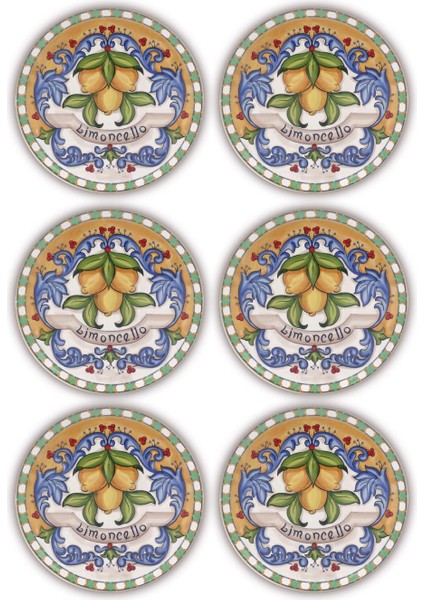 Limoncello Servis Tabağı 30 cm 6 Kişilik fiyatları