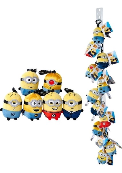 Unıversal Mını Mınıons 8cm Bagclıps Çanta Maskotları