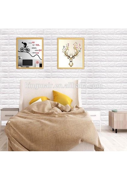 70X38CM Kalın Dolgulu Isı ve Ses Yalıtımlı Kendinden Yapışkanlı Duvar Paneli fırsatları