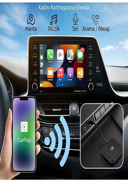 Universal Carplay, Apple Carplay Kablosuz 5ghz Wifi Bluetooth Bağlantılı Carplay, Carplay modelleri