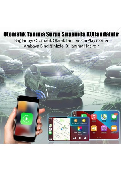 Universal Carplay, Apple Carplay Kablosuz 5ghz Wifi Bluetooth Bağlantılı Carplay, Carplay fırsatları