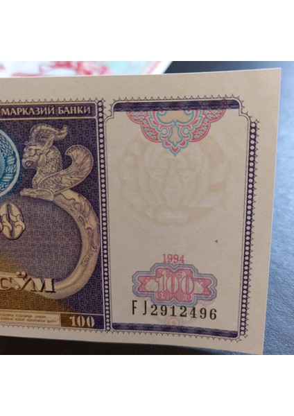 39963687868C59E669 Özbekistan 100/200/500 Som Çil Yabancı Kağıt Para modelleri