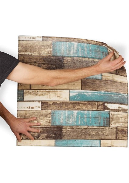 70X70CM Çok Renkli Yapışkanlı Retro Sünger Duvar Paneli, Kabartmalı, Karavan ve Salon Dekoru fiyatları