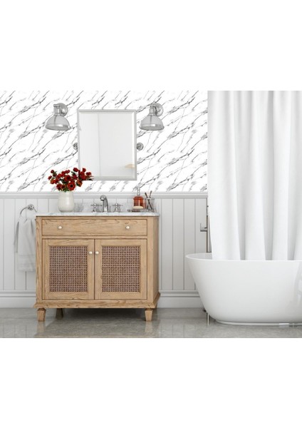50X50 cm 0,25 M² Renkli Esnek Kendinden Yapışkanlı 3D Mermer Desen Panel fiyatları