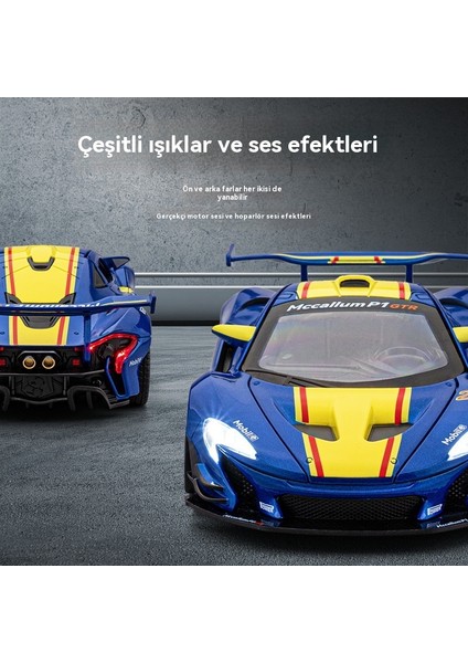 1:22 Mclaren P1 Spor Araba Ses ve Işık Oyuncak Araba Modeli (Yurt Dışından) indirimleri