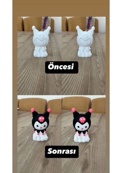 3D Boyama Figürü Kuromi