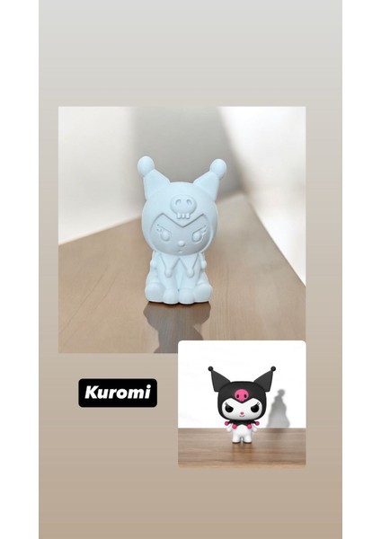 3D Boyama Figürü Kuromi modelleri