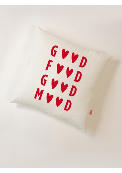 Good Food, Good Mood Yastık Kılıfı 45X45 cm fiyatları
