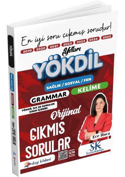 Ece Hoca'dan Yökdil Grammar Kelime Tamamı Video Çözümlü Çıkmış Sorular