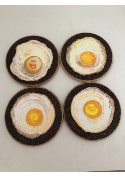 El Yakması Ahşap Bardak Altlığı fiyatları