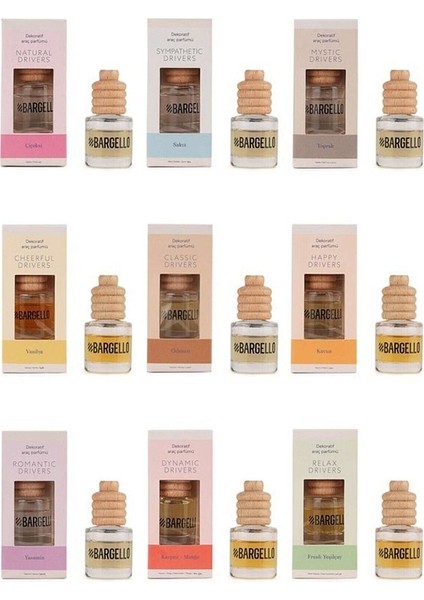 Araç Parfümü 8 ml / 9x Mix