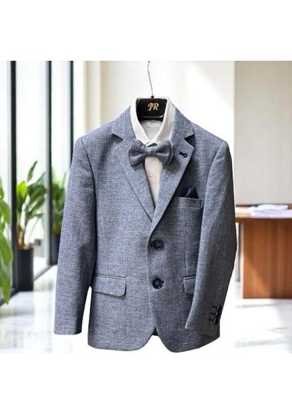 Ceketli Klasik Takım Lacivert