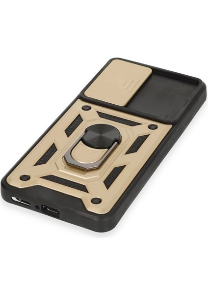 Xiaomi Mi 12T Pro Kılıf Pars Lens Yüzüklü Silikon - Gold Arbkd indirimleri