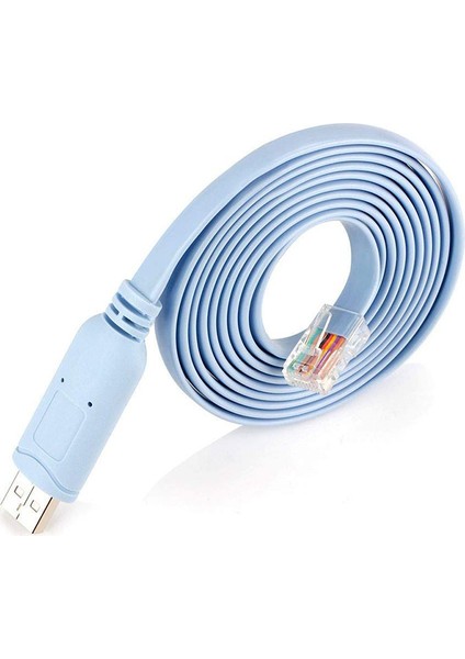 USB RJ45 Cisco Kablo FT232RL Chipsetli Cisco Uyumlu USB RJ45 Kablo
