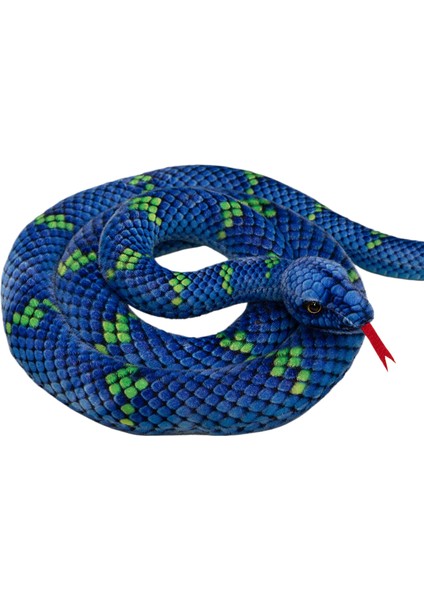 Benekli Büyük Piton Simülasyon Peluş (Yurt Dışından)