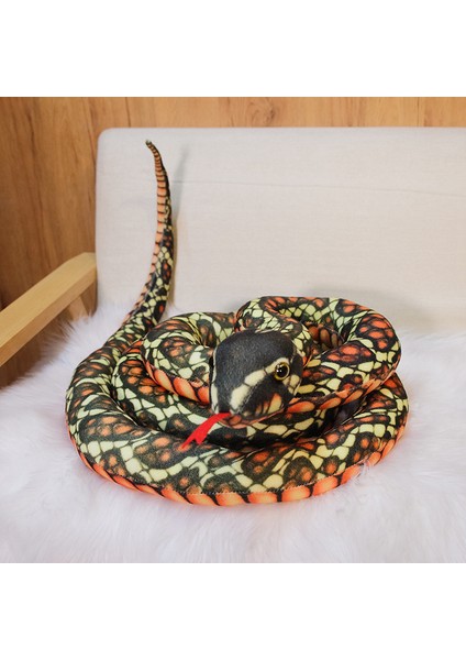 Benekli Büyük Piton Simülasyon Peluş (Yurt Dışından) modelleri