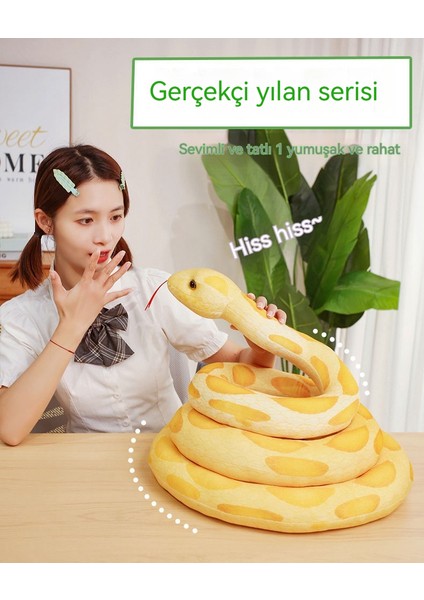Benekli Büyük Piton Simülasyon Peluş (Yurt Dışından) fırsatları
