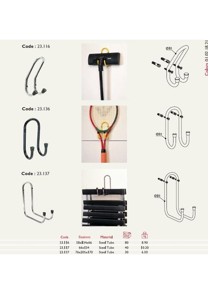 Motosiklet Kask Askısı modelleri