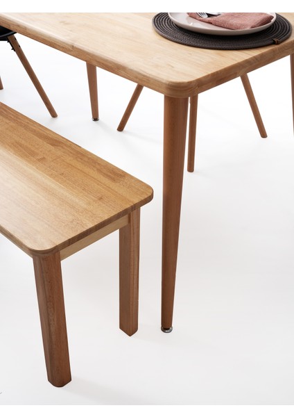 Sitta Bench - Cilalı Masif Ahşap Bank - Ceviz modelleri