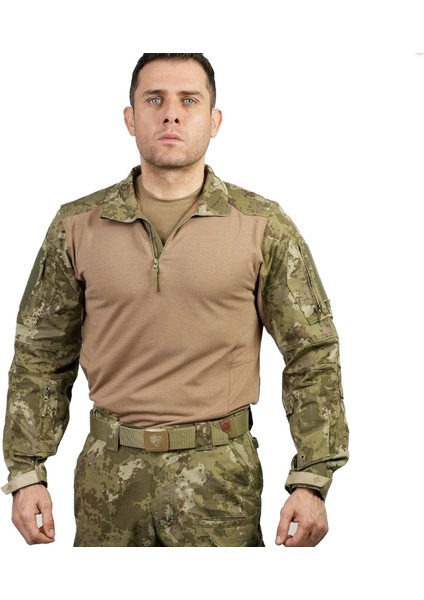 Sungur 4 Cepli Askeri Kamuflaj Operasyon Tişörtü Combat