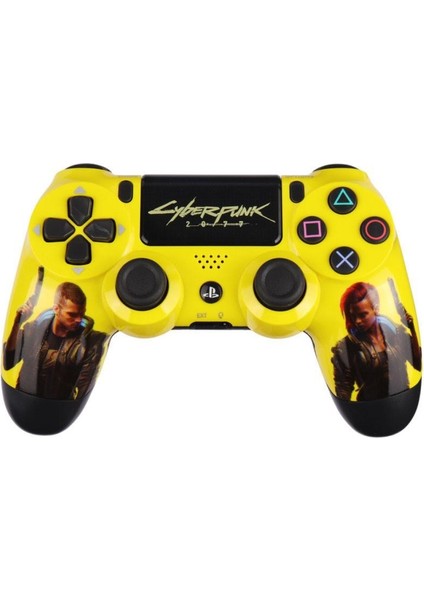 Dualshock 4 V2 Cyberpunk 2077 Zct2 Kablosuz Ps4 Oyun Kolu