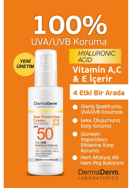 Bitkisel SPF 50+ Güneş Kremi Ve Leke Karşıtı Güneş Koruma Serumu 2'li Set fiyatları