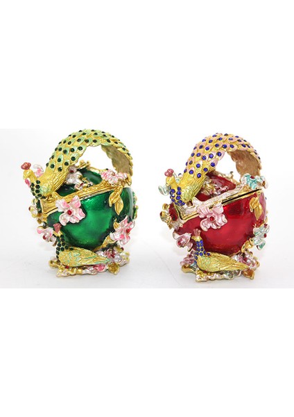 Swarovski Taşlı Tavuskuşu Kutu