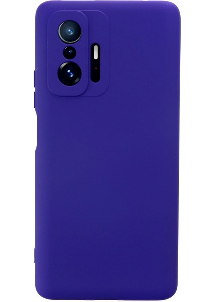 Xiaomi Mi 11T Pro Kılıf Nano Içi Kadife Silikon - Mor Arbkd