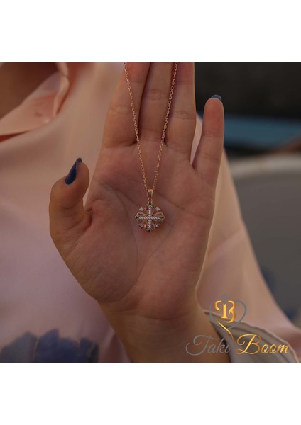 Küçük Haç Kolye, Kudüs Haçı Kolye, Miks Taşlı Haç, Jerusalem Gümüş Kolye, Hristiyan Kolyesi