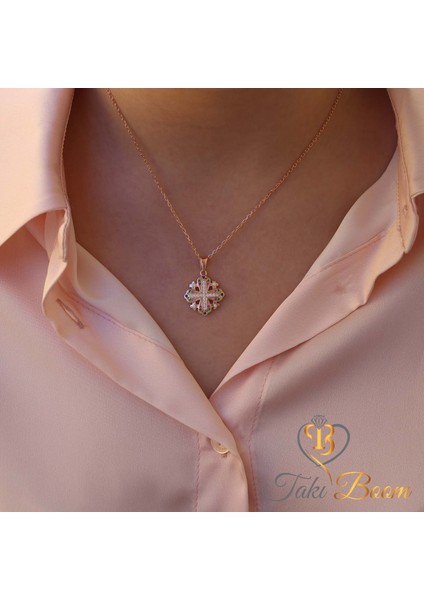 Küçük Haç Kolye, Kudüs Haçı Kolye, Miks Taşlı Haç, Jerusalem Gümüş Kolye, Hristiyan Kolyesi fiyatları