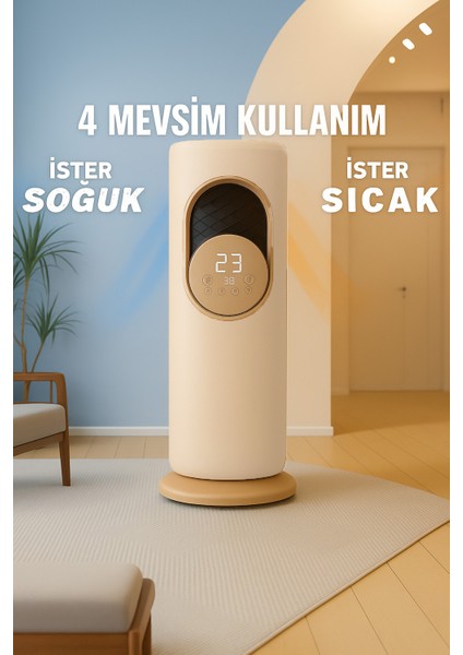 Uzaktan Kumandalı Portatif Klima – 4 Mevsim Isıtma ve Soğutma Özellikli Akıllı Hava Üfleyici fiyatları