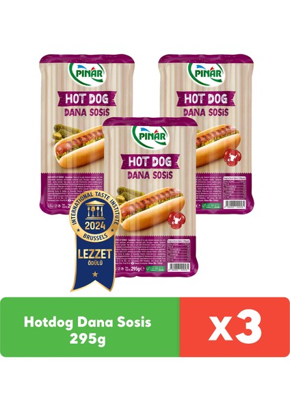 Hotdog Dana Sosis 295 g x 3 Adet