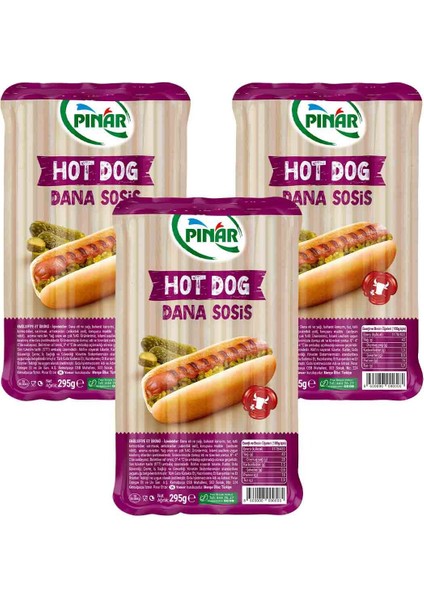 Hotdog Dana Sosis 295 g x 3 Adet fiyatları