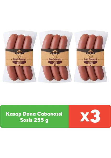 Kasap Dana Cabanossi Sosis 255 g x 3 adet