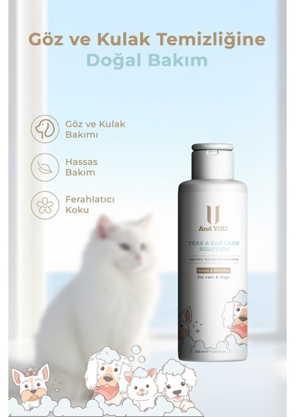 Göz Yaşı Lekesi ve Kulak Temizleme Solüsyonu 150 ml modelleri