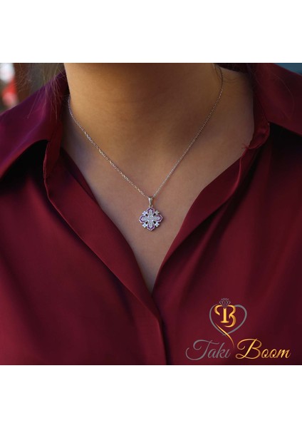 Kırmızı Küçük Haç Kolye, Kudüs Haçı Kolye, Miks Taşlı Haç, Jerusalem Gümüş Kolye, Hristiyan Kolyesi fiyatları