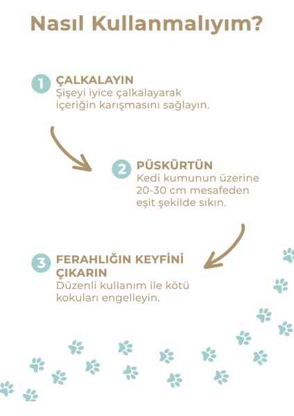 Kedi Kumu Koku Giderici Sprey Lavanta 100 ml fırsatları