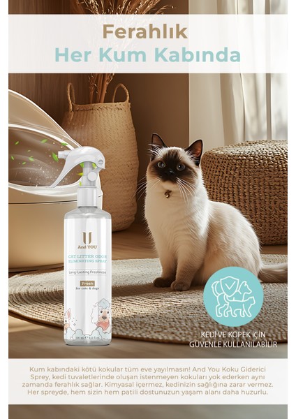 Kedi Kumu Koku Giderici Sprey Fresh 100 ml indirimleri