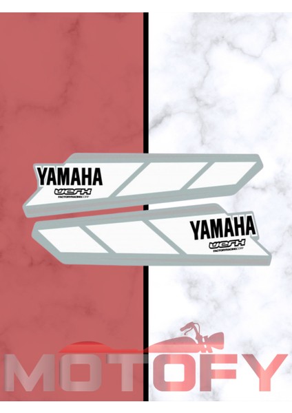 Yamaha R25 Kuyruk Sticker Yeni Model Gri
