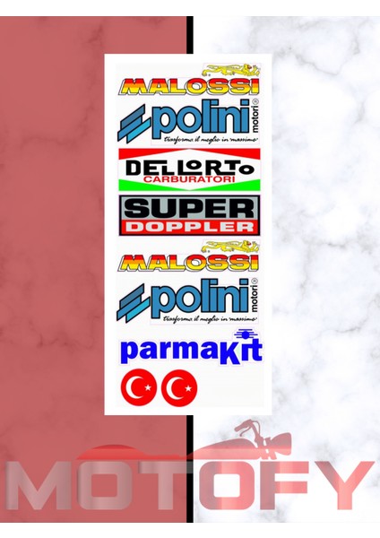 Mopet Marka Etiketleri Set