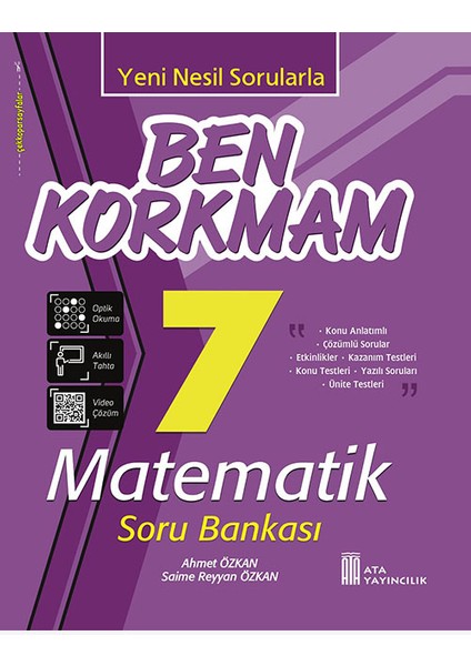 7.Sınıf Ben Korkmam Matematik Soru Bankası fiyatları