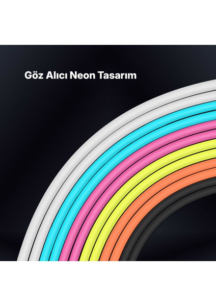Usb-C - Usb-C 120CM 60W Pd/qc Hızlı Şarj/data Kablosu Siyah 2DK59S