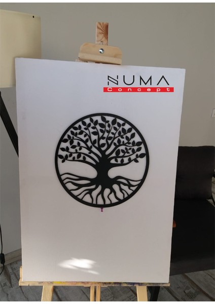 Yaşam Ağacı Mdf Duvar Dekorasyon Lazer Kesim 30x30 Cm modelleri