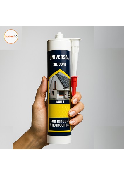 Genel Amaçlı Beyaz Universal Silikon 280 ml Iç Dış Mekan Kapı Pencere Uygun Su Geçirmez Sızdırmazlık modelleri