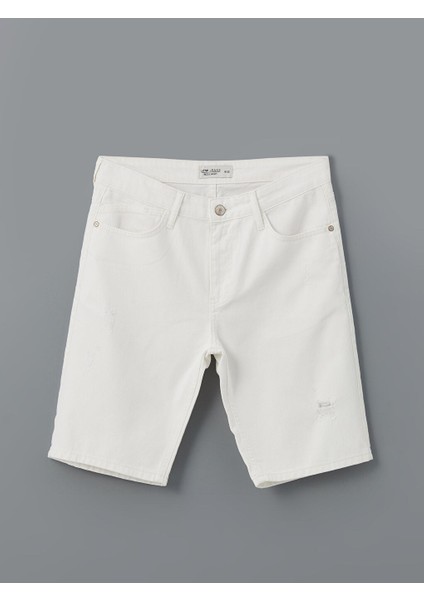Yeni Sezon Standart Kalip Erkek Jean Sort - S5K988Z8 indirimleri